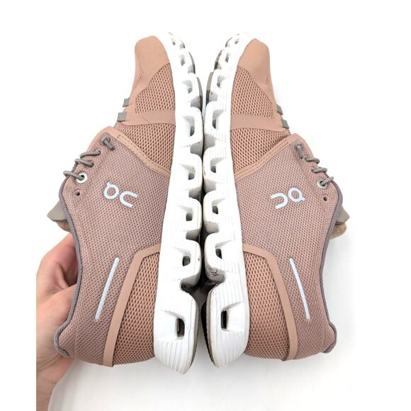 On Running Cloud 5 Running Sneaker Shoes Women's Pink Size US8.5 EU40 - Picture 5 of 13